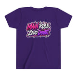 Main Character Energy Youth T-Shirt — "Main Role. Zero Doubt." Youth Short Sleeve T-Shirt