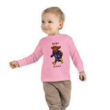 Devon The Touchdown Star In Action - Toddler Long Sleeve Tee