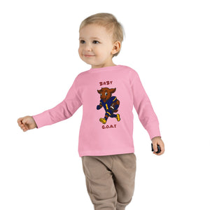 Devon The Touchdown Star In Action - Toddler Long Sleeve Tee
