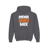 Homework Haunts Back - Youth Hoodie