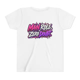 Main Character Energy Youth T-Shirt — "Main Role. Zero Doubt." Youth Short Sleeve T-Shirt