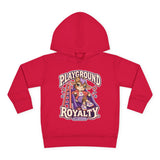 Toddler Hoodie — "Playground Royalty" Crown On, Game On Kids Pullover