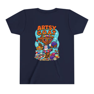 Amber The Artsy G.O.A.T - Youth Short Sleeve Tee