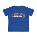 Baby T-Shirt — "Born to Be G.O.A.T." Graphic Tee (Greatness Starts Small)