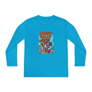 Amber The Artsy G.O.A.T - Youth Long Sleeve Competitor Tee
