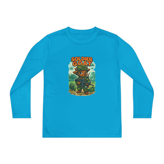 AJ The Soldier G.O.A.T - Youth Long Sleeve Competitor Tee