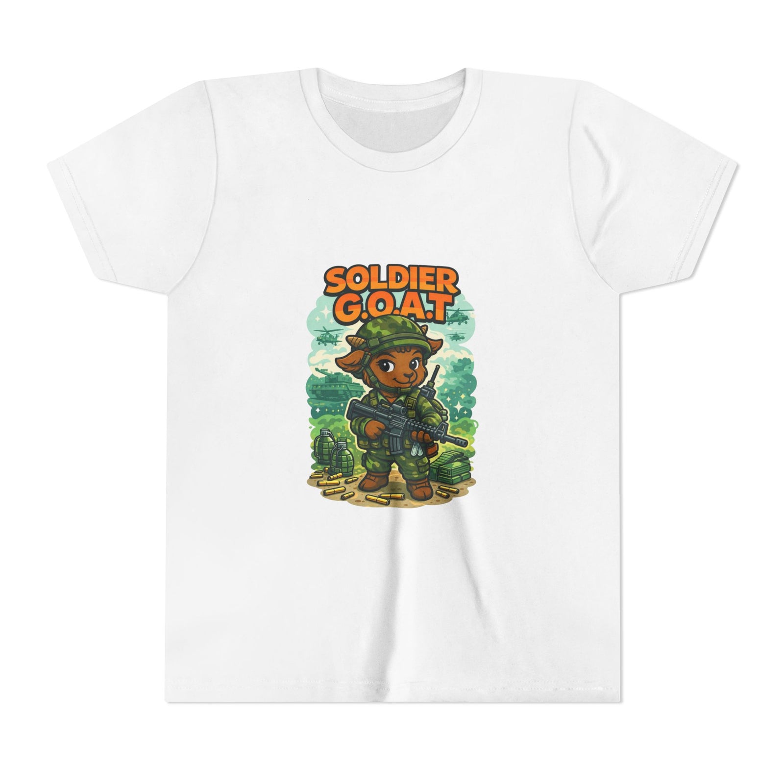 AJ The Soldier G.O.A.T - Youth Short Sleeve Tee