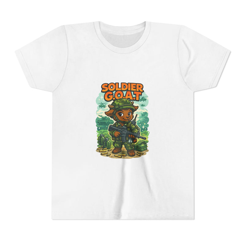 AJ The Soldier G.O.A.T - Youth Short Sleeve Tee
