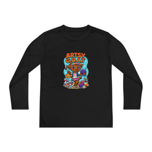 Amber The Artsy G.O.A.T - Youth Long Sleeve Competitor Tee