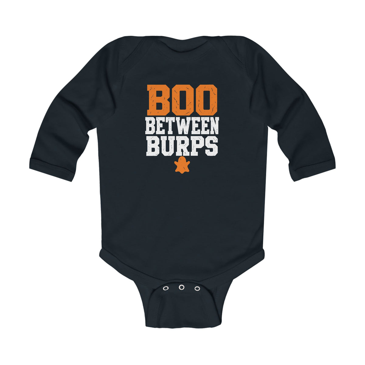 Boo Between Burps – Infant Halloween Long Sleeve Bodysuit