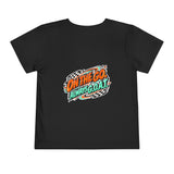 Toddler Tee — Catch Me If You Can Scooter Graphic (On The Go, Always G.O.A.T.)