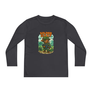 AJ The Soldier G.O.A.T - Youth Long Sleeve Competitor Tee