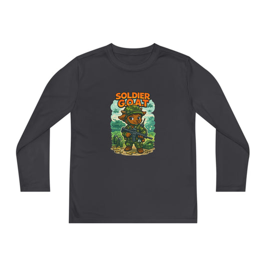 AJ The Soldier G.O.A.T - Youth Long Sleeve Competitor Tee