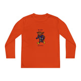 Devon The Touchdown Star In Action - Youth Long Sleeve Competitor Tee