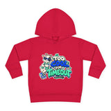 Toddler Hoodie — "Too Cool for Timeout" Graphic Pullover
