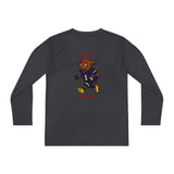 Devon The Touchdown Star In Action - Youth Long Sleeve Competitor Tee