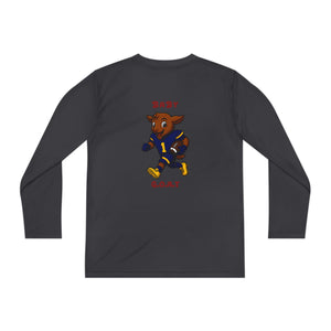 Devon The Touchdown Star In Action - Youth Long Sleeve Competitor Tee