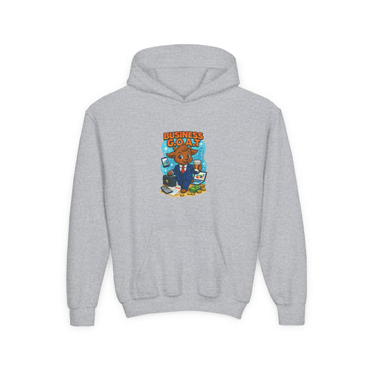 Tomas The Business G.O.A.T - Youth Heavy Blend Hooded Sweatshirt