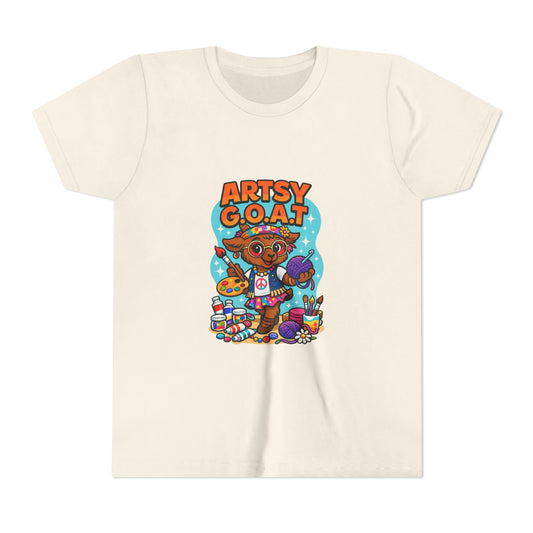 Amber The Artsy G.O.A.T - Youth Short Sleeve Tee