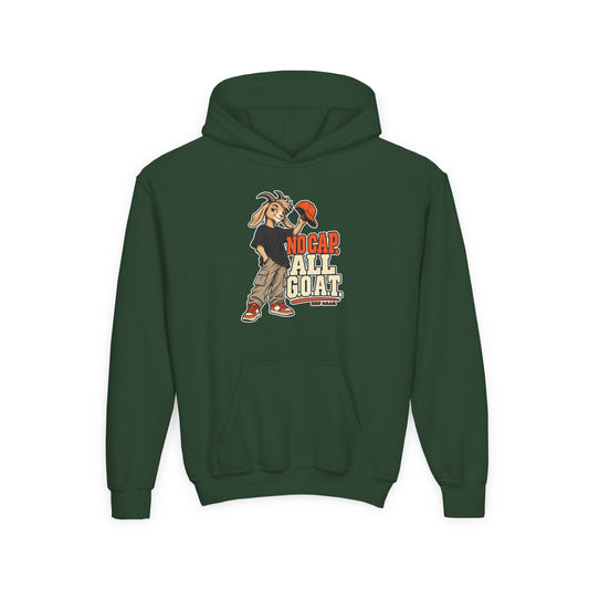 Youth Hoodie - "No Cap All Goat" Youth Heavy Blend Hooded Sweatshirt
