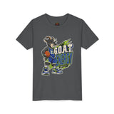 G.O.A.T. Energy Youth Basketball Tee — "Full Court, Full G.O.A.T."