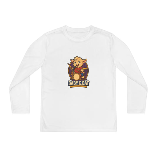 Will The Drummer - Youth Long Sleeve Competitor Tee