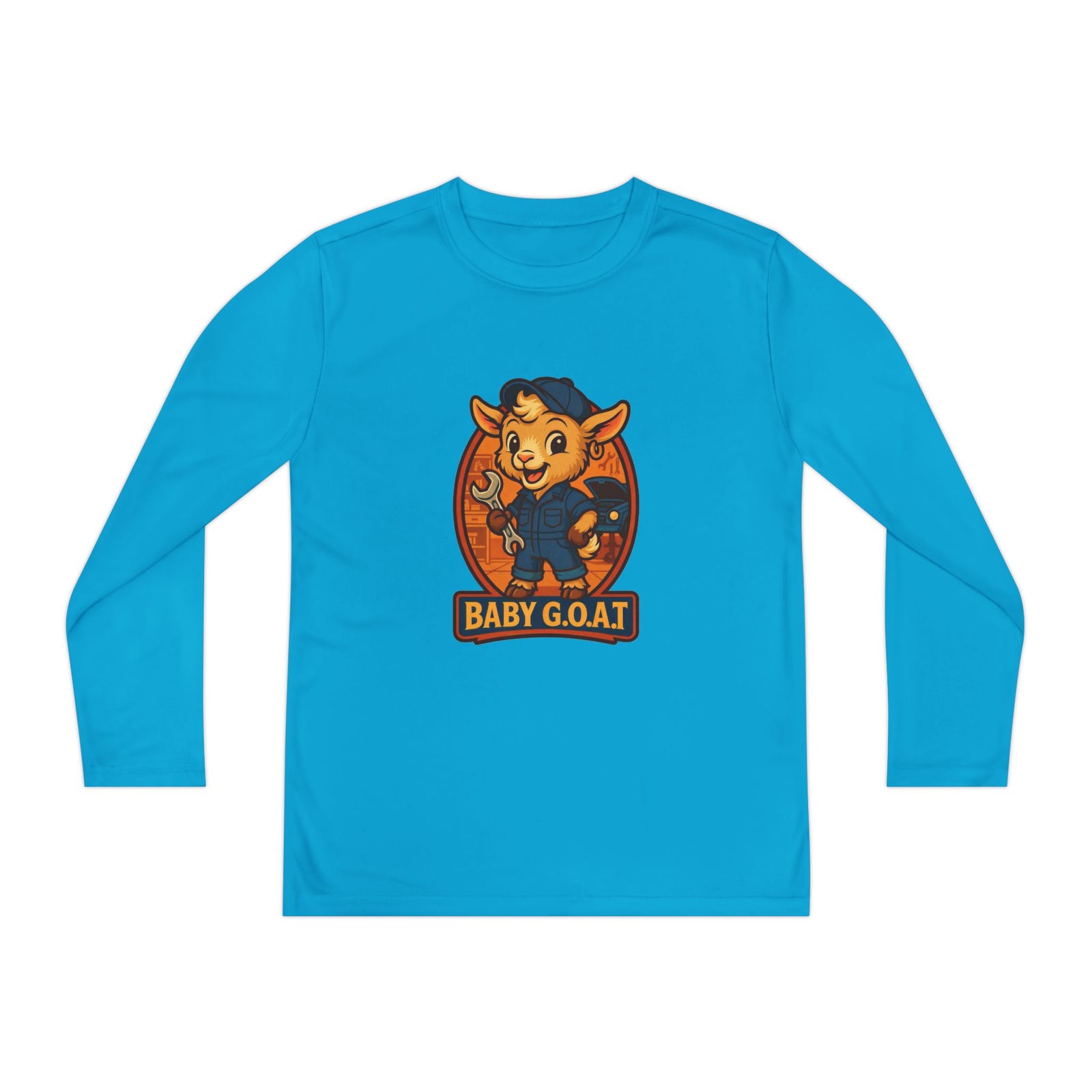 Ty The Auto Mechanic - Youth Long Sleeve Competitor Tee