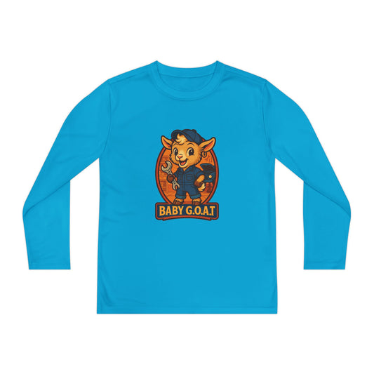 Ty The Auto Mechanic - Youth Long Sleeve Competitor Tee