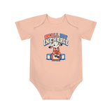 Baby Bodysuit — "Small But In Charge" Cute Boss Baby Short Sleeve Onesie