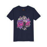 Main Character Energy Youth T-Shirt — "Main Role. Zero Doubt." Youth Short Sleeve T-Shirt