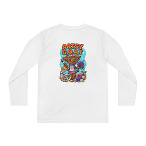 Amber The Artsy G.O.A.T - Youth Long Sleeve Competitor Tee