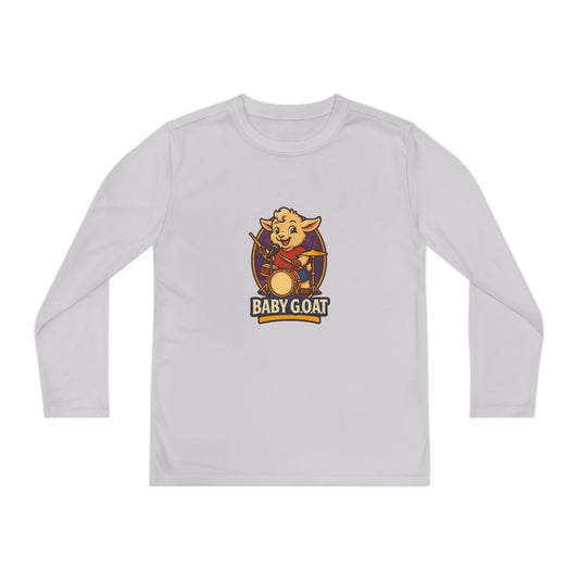 Will The Drummer - Youth Long Sleeve Competitor Tee