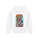Youth Hoodie — "Artsy G.O.A.T" Colorful Kids Art Hoodie