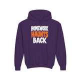 Homework Haunts Back - Youth Hoodie
