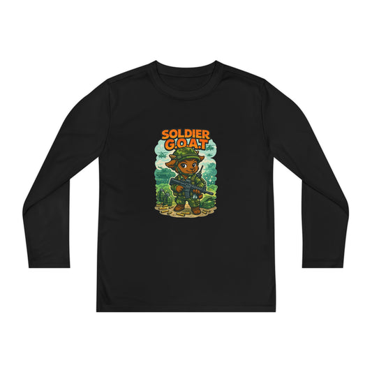 AJ The Soldier G.O.A.T - Youth Long Sleeve Competitor Tee