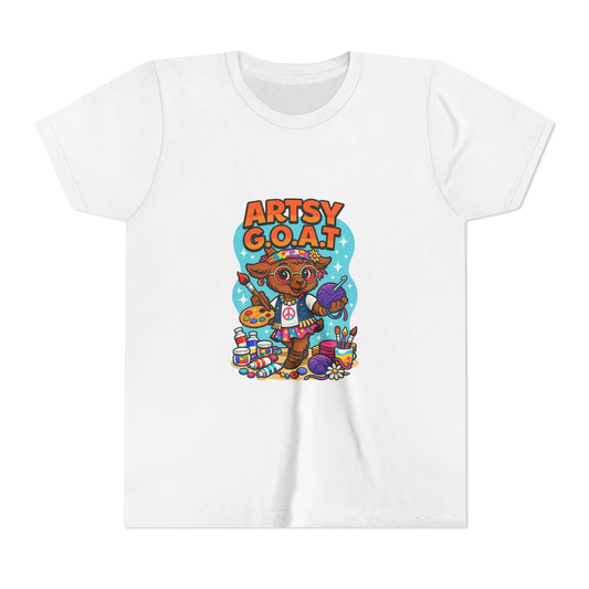 Amber The Artsy G.O.A.T - Youth Short Sleeve Tee