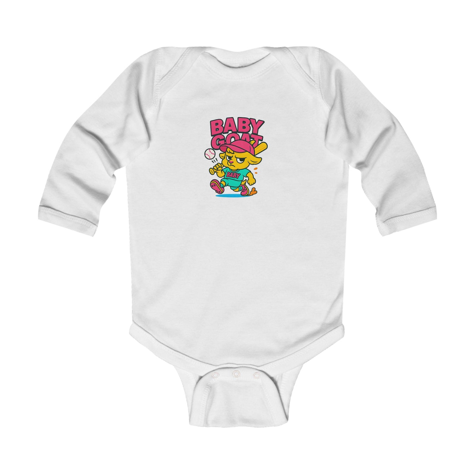 Erin The Slugger - Infant Long Sleeve Bodysuit