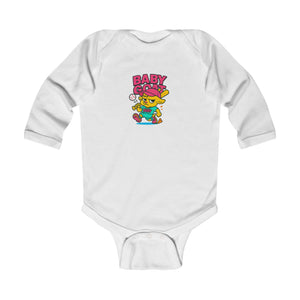 Erin The Slugger - Infant Long Sleeve Bodysuit