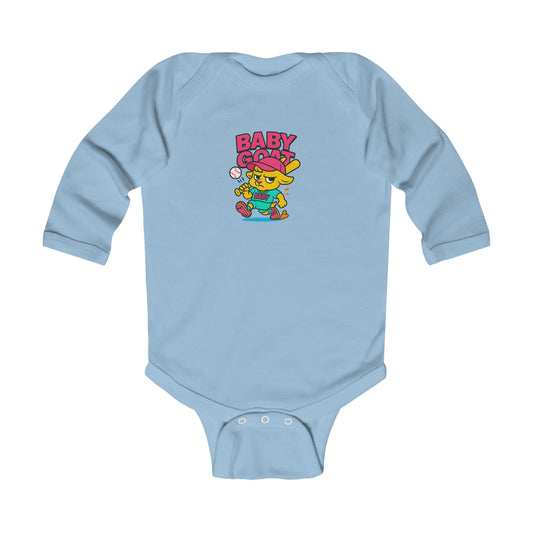 Erin The Slugger - Infant Long Sleeve Bodysuit
