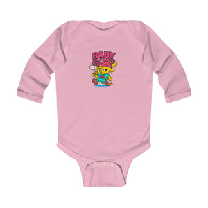 Erin The Slugger - Infant Long Sleeve Bodysuit
