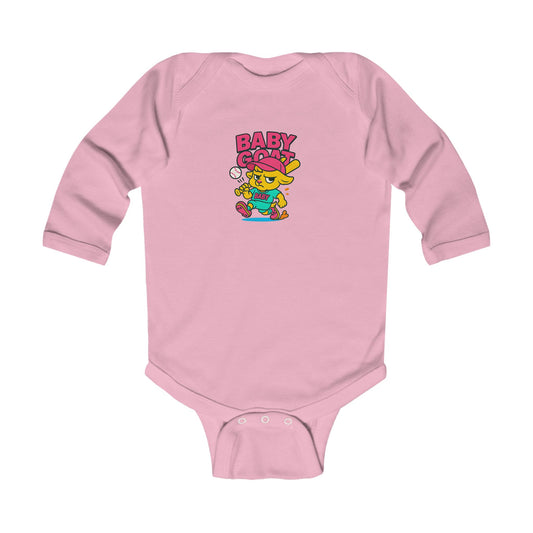 Erin The Slugger - Infant Long Sleeve Bodysuit