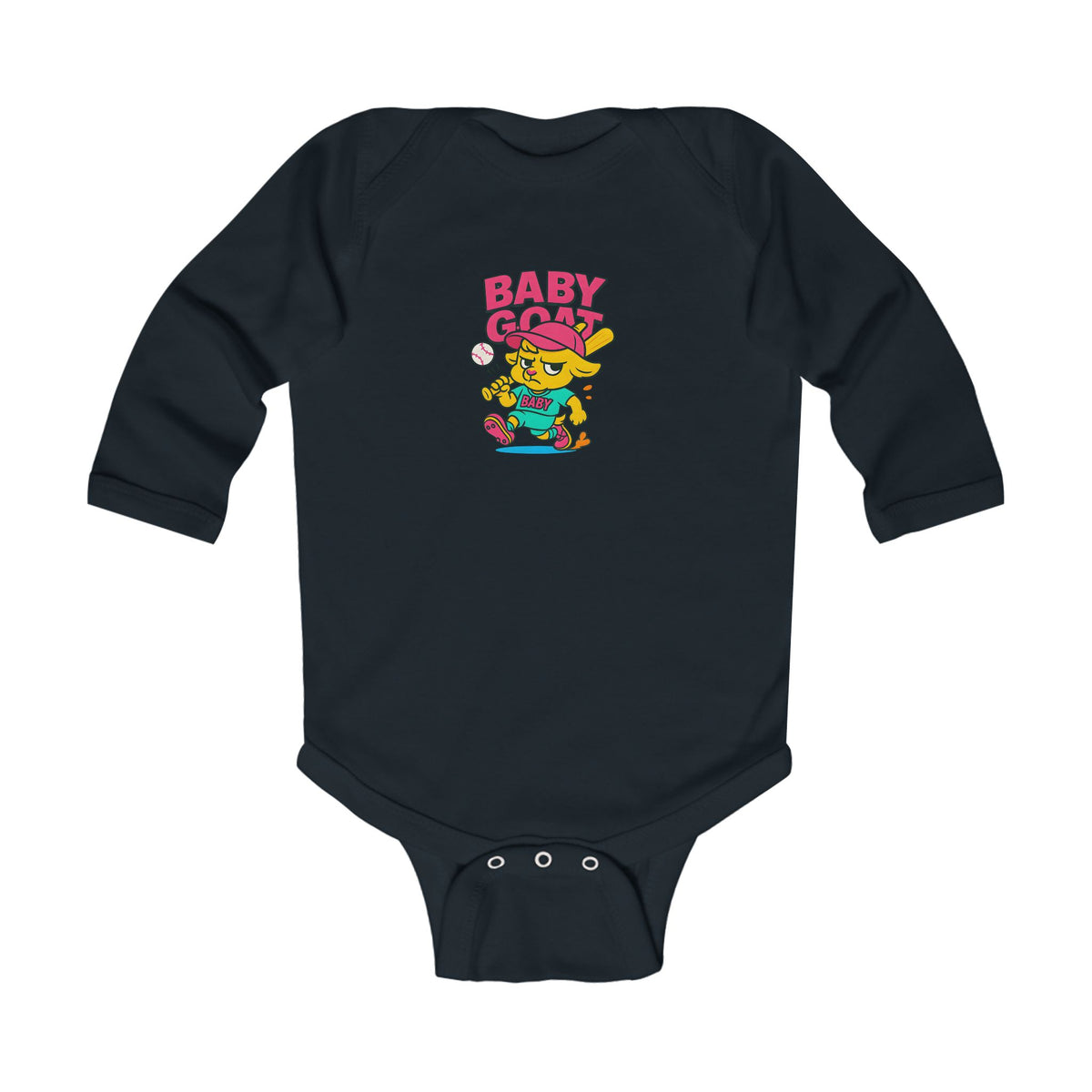 Erin The Slugger - Infant Long Sleeve Bodysuit
