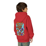 Youth Hoodie — "Artsy G.O.A.T" Colorful Kids Art Hoodie