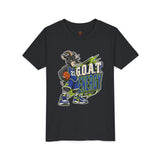 G.O.A.T. Energy Youth Basketball Tee — "Full Court, Full G.O.A.T."