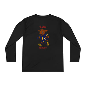 Devon The Touchdown Star In Action - Youth Long Sleeve Competitor Tee