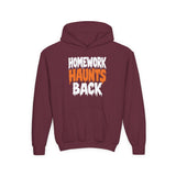 Homework Haunts Back - Youth Hoodie