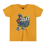 G.O.A.T. Energy Youth Basketball Tee — "Full Court, Full G.O.A.T."