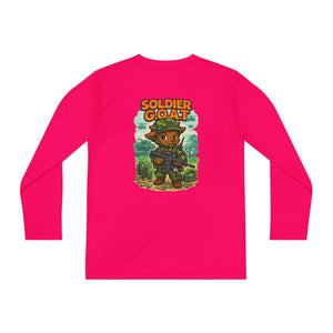 AJ The Soldier G.O.A.T - Youth Long Sleeve Competitor Tee