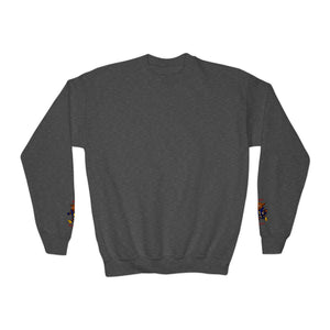 Devon The Touchdown Star In Action - Youth Crewneck Sweatshirt