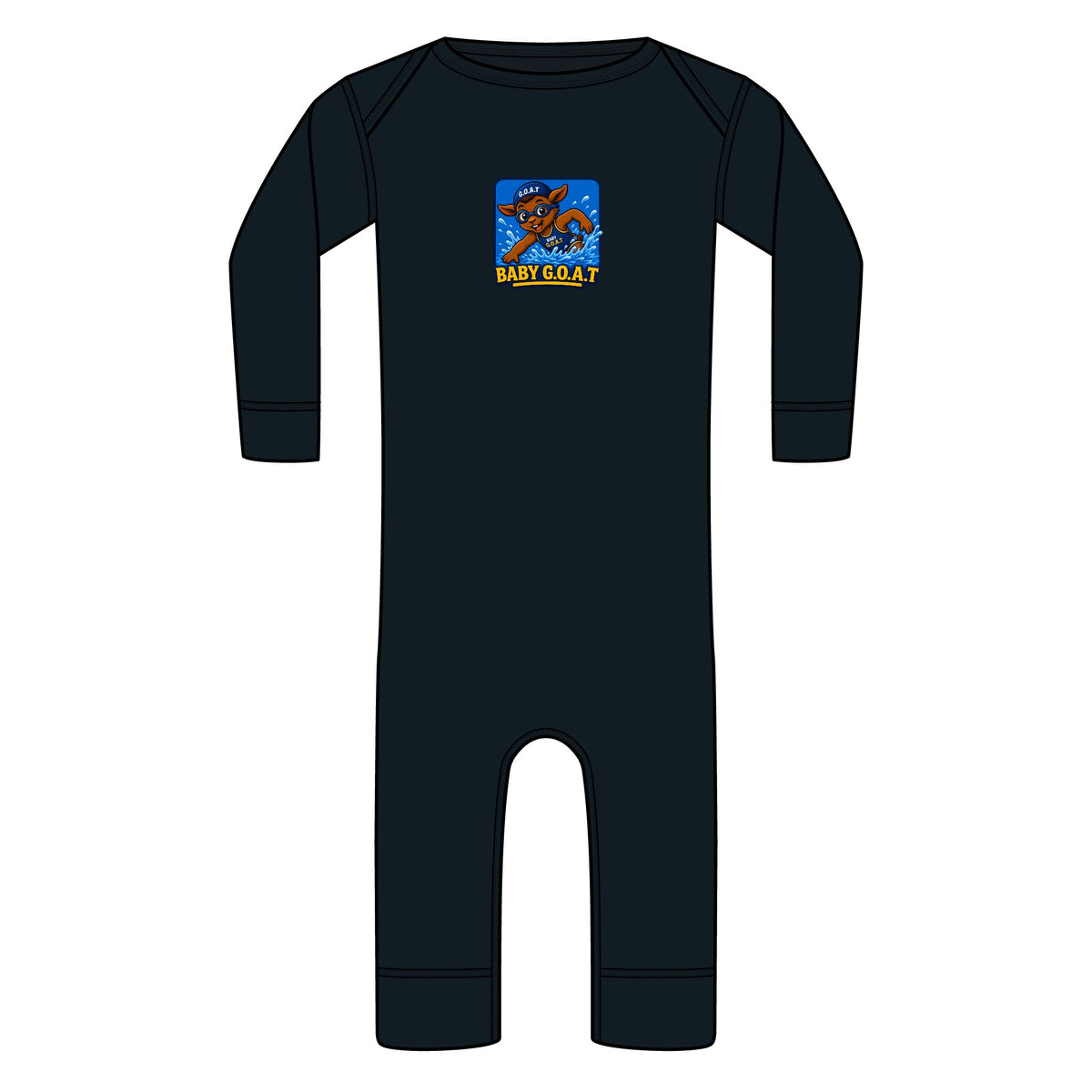 Remy The Swimmer - Infant Long Legged Baby Rib Bodysuit